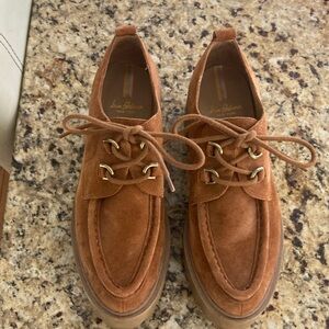 Sam Edelman Brown Suede Loafers